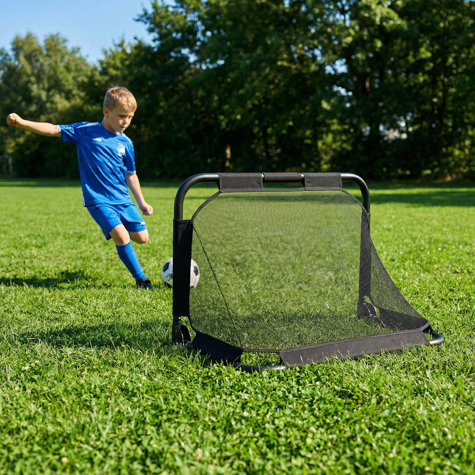 3 x 2 FT Portable Pop-up Football Training Equipment with Net