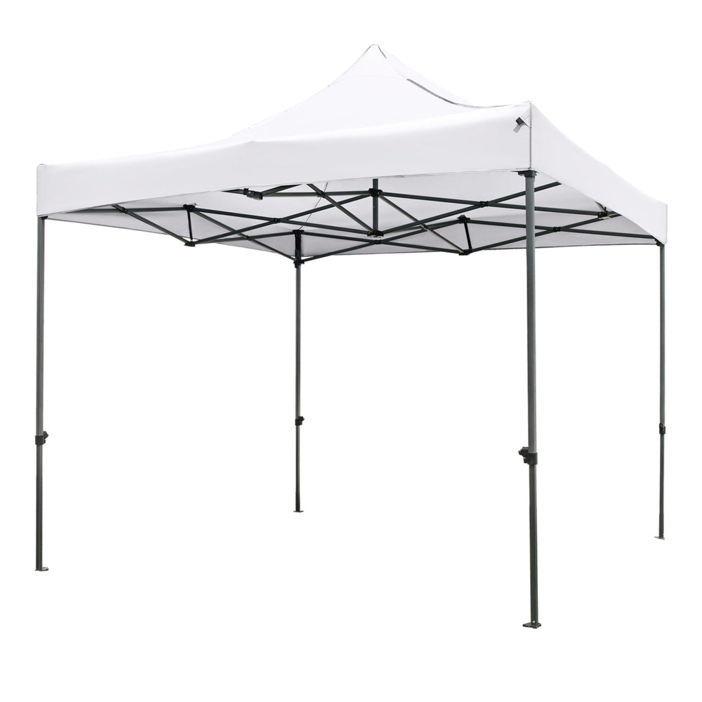 300 x 300 cm Outdoor Pop up Canopy Tent with Wheeled Bag-White