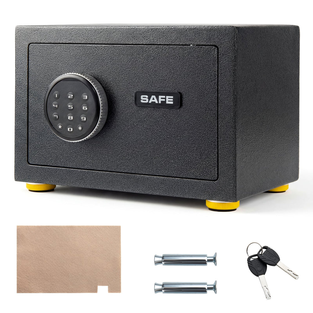 31 CM Solid Steel Safe Box with Drop Slot Digital Keypad 2 Emergency Keys