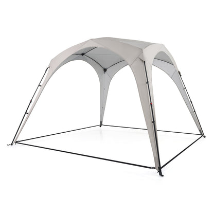 310 x 310 cm Pop up Camping Tent with Silver-coated Oxford Fabric-Beige