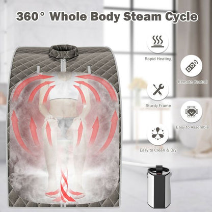 3L Portable Steam Sauna Full Body Slimming Detox Tent