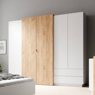 Stockholm Hinged Door Wardrobe 230cm