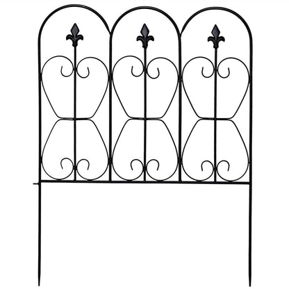 Garden Fencing Panels for Decoration with Arched and Inter-lockable Design