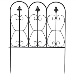 Garden Fencing Panels for Decoration with Arched and Inter-lockable Design