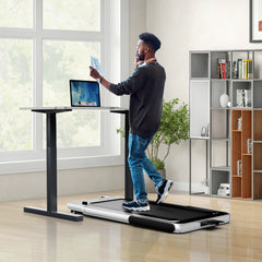2.25 HP Foldable Treadmill 3 in 1 Walking Pad Under Desk Treadmill-Silver