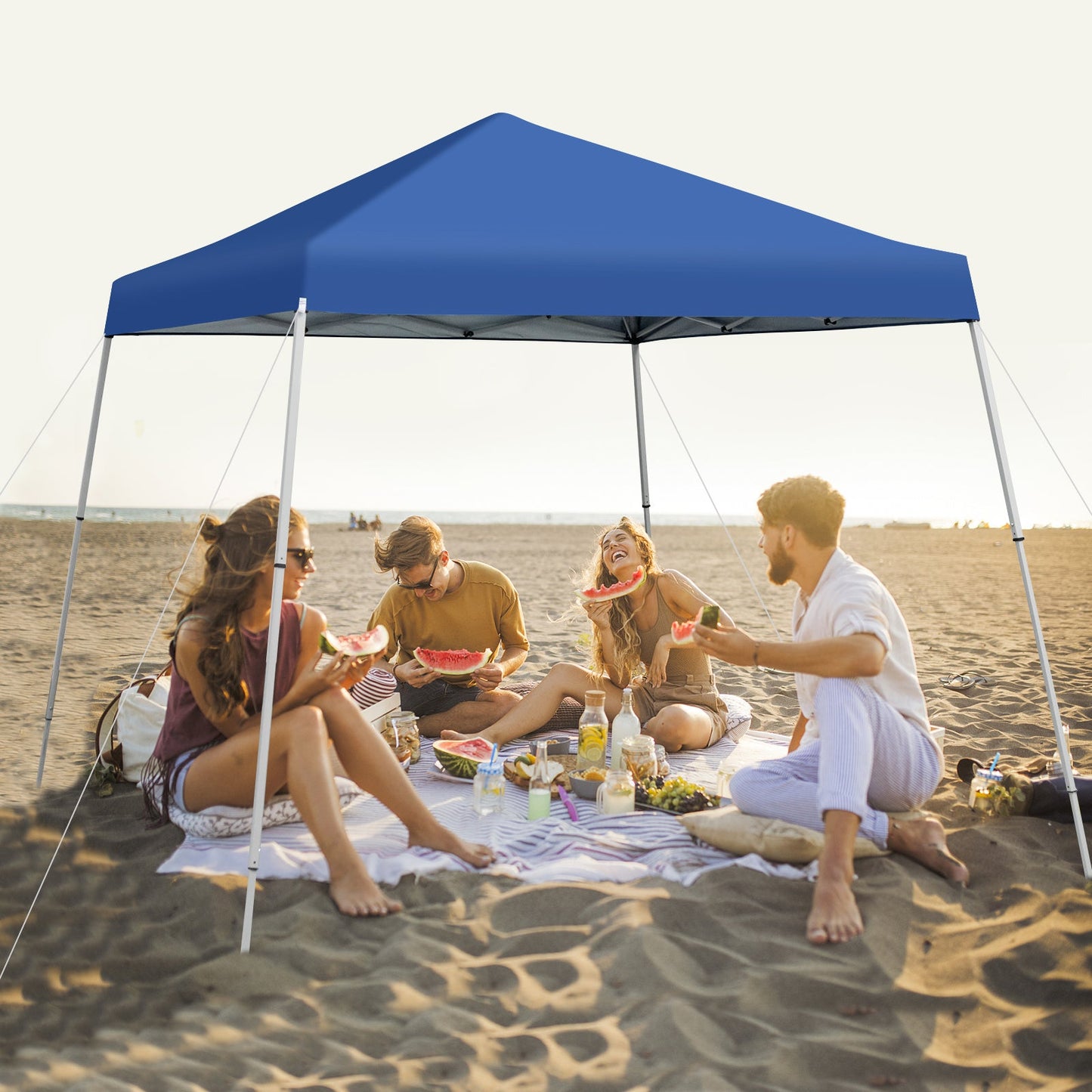 3 x 3M Pop-up Gazebo with Carrying Bag-Blue