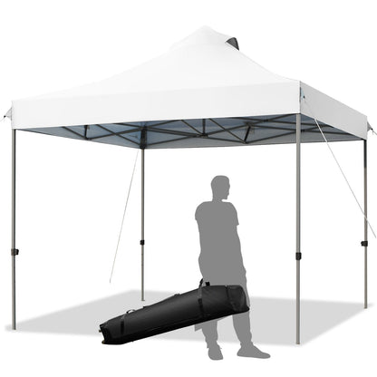 3m x 3m Pop Up Canopy Tent Commercial Instant Shelter-White