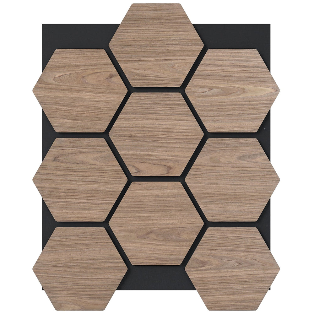 4 Pack Acoustic Panels for Walls 81 x 66 cm Sound Absorbing Panel-Natural
