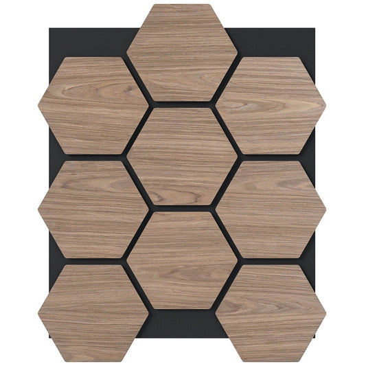 4 Pack Acoustic Panels for Walls 81 x 66 cm Sound Absorbing Panel-Natural