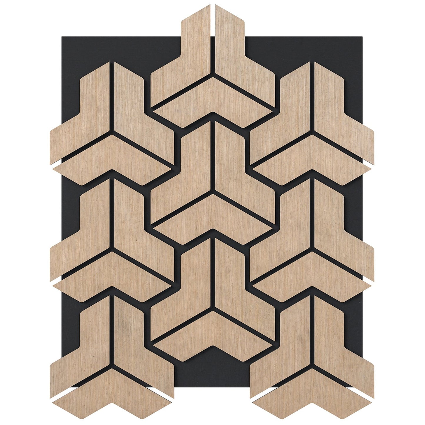 4 Pack Acoustic Panels for Walls 83 x 65 cm Sound Absorbing Panel-Natural