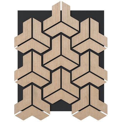 4 Pack Acoustic Panels for Walls 83 x 65 cm Sound Absorbing Panel-Natural
