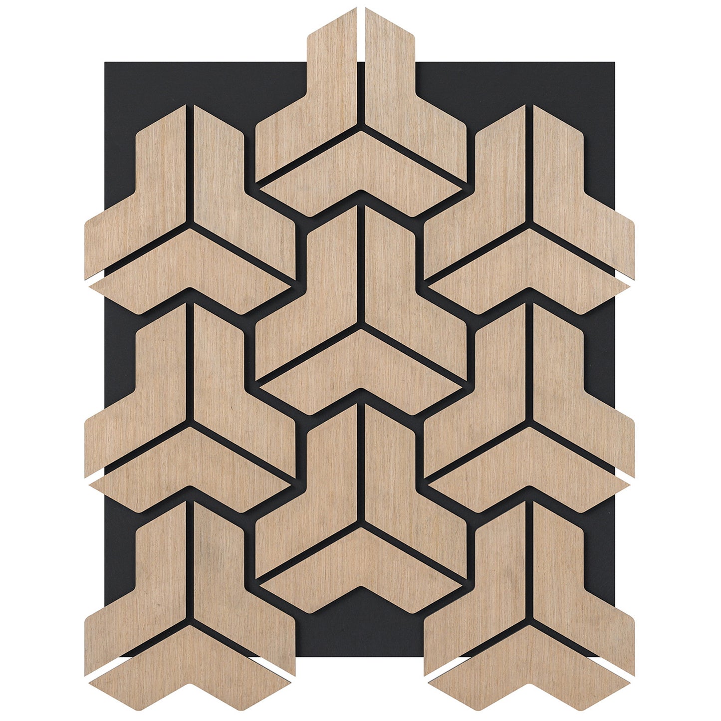 4 Pack Acoustic Panels for Walls 83 x 65 cm Sound Absorbing Panel-Natural