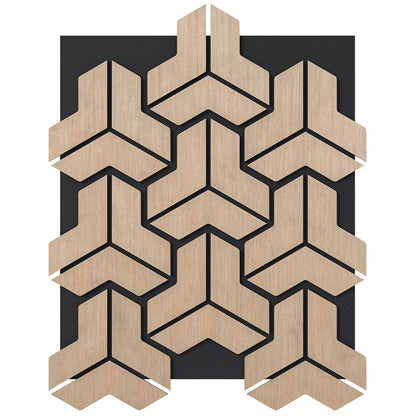 4 Pack Acoustic Panels for Walls 83 x 65 cm Sound Absorbing Panel-Natural
