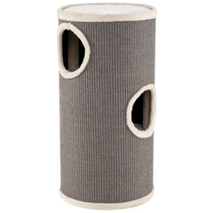 4-Story Cat Condo with Sisal Scratching Pad for Indoor Cats-Grey