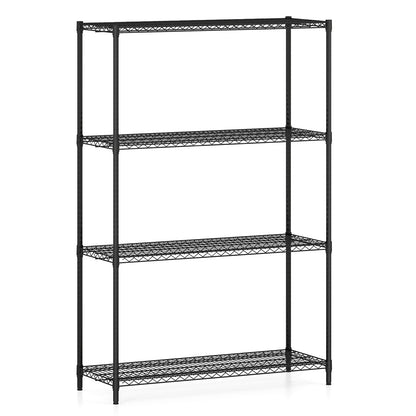 4/5/6-Tier Wire Shelving Unit Adjustable Metal Storage Shelves with V-shaped Shelving Rack-4-Tier