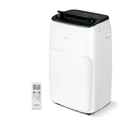4-in-1 Portable Air Conditioner with Multi-Speed Fan and Remote Control-White