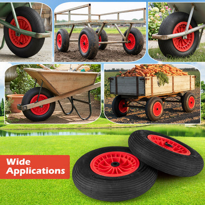 4.80/4.00-8 Wheelbarrow Tire and Wheel Pneumatic Tire-Red
