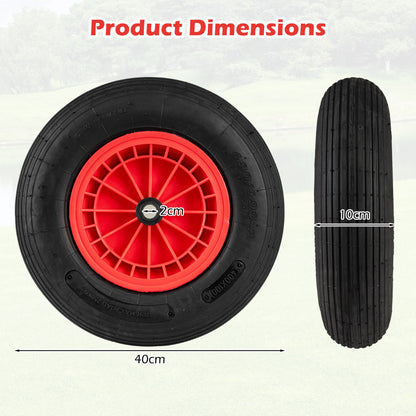 4.80/4.00-8 Wheelbarrow Tire and Wheel Pneumatic Tire-Red