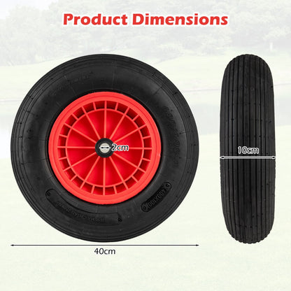 4.80/4.00-8 Wheelbarrow Tire and Wheel Pneumatic Tire-Red