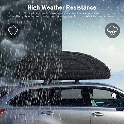 400L Waterproof Car Roof Bag Foldable Rooftop Cargo Carrier