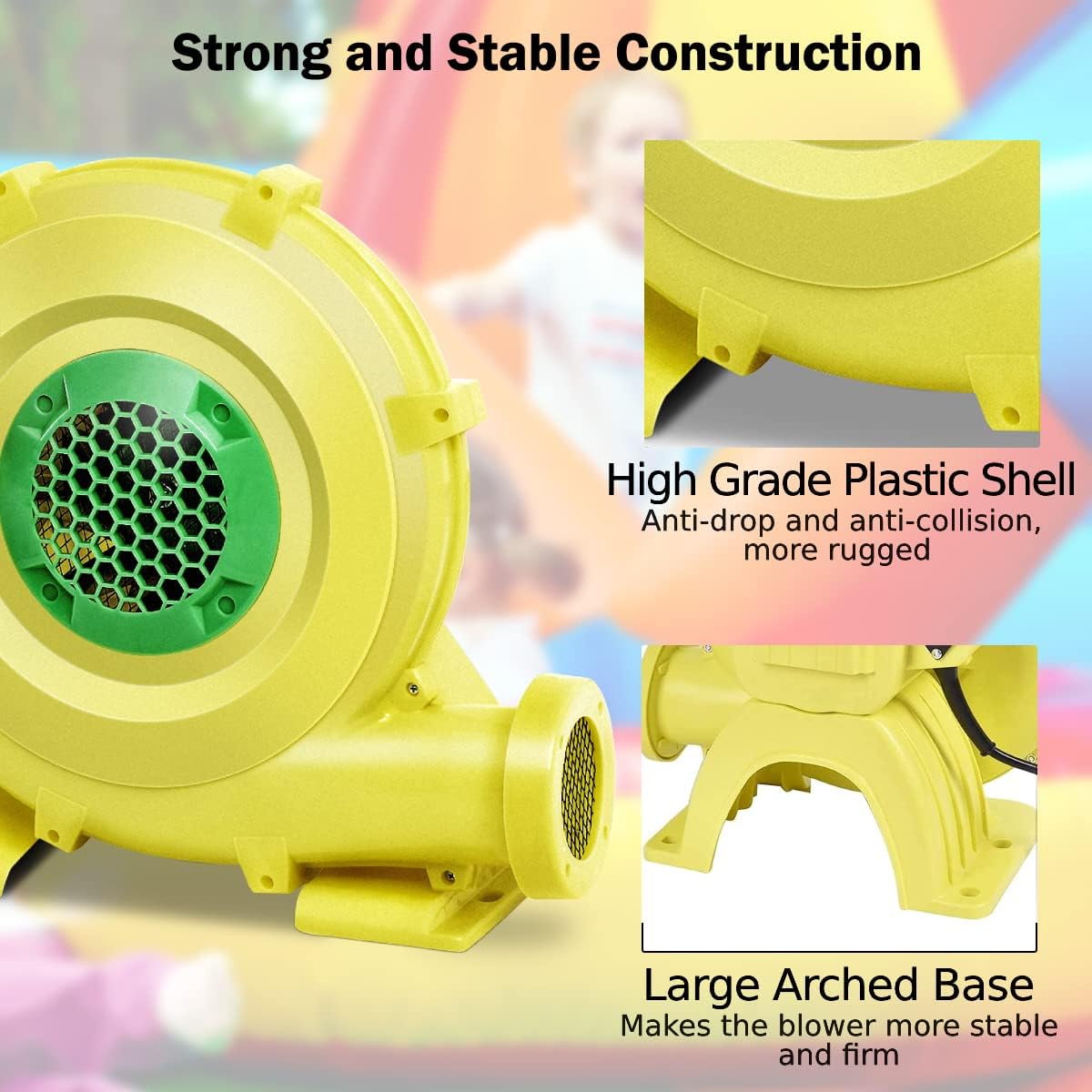 450W Air Blower for Long Time Use Inflatable Bouncer Blower