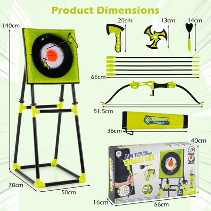 4 in 1 Throwing Target Set Kids Throwing Game for Birthday Gifts