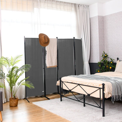 4 Panel Wall Privacy Screen Protector for Home-Grey