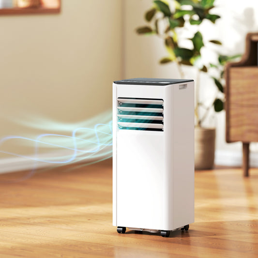 HOMCOM Portable Air Conditioner 5000 BTU, 4-in-1 AC Unit with Cool, Dehumidifier, Fan, Sleep Mode, WiFi Voice Remote Control