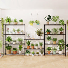 4/5/6-Tier Wire Shelving Unit Adjustable Metal Storage Shelves with V-shaped Shelving Rack-5-Tier