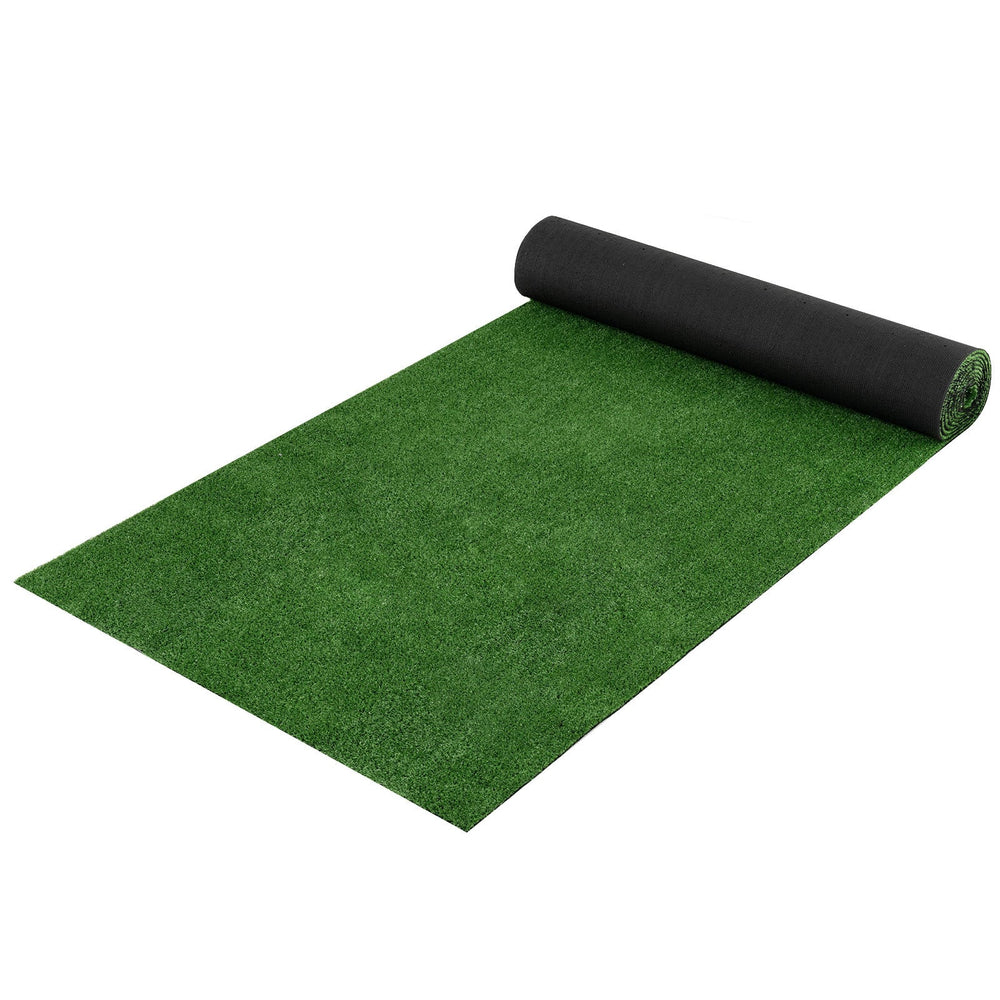 5 x 1 M Artificial Turf Rug with Low 7 mm Pile Height and Drainage Holes
