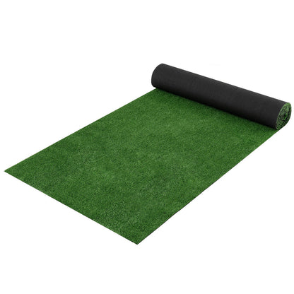 5 x 1 M Artificial Turf Rug with Low 7 mm Pile Height and Drainage Holes