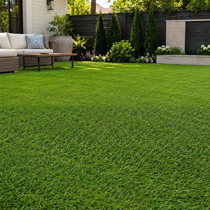 5 x 1M Artificial Grass Rug with 20 mm Pile Height and Drainage Holes