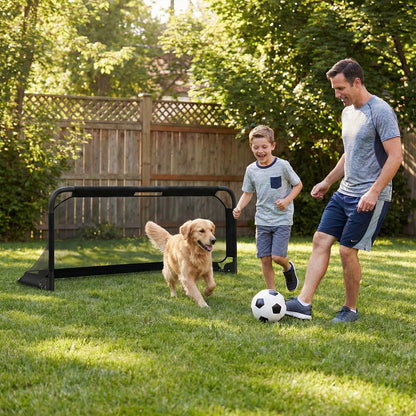 5 x 2 FT Foldable Soccer Goal for Kids with Net and Ground Stakes