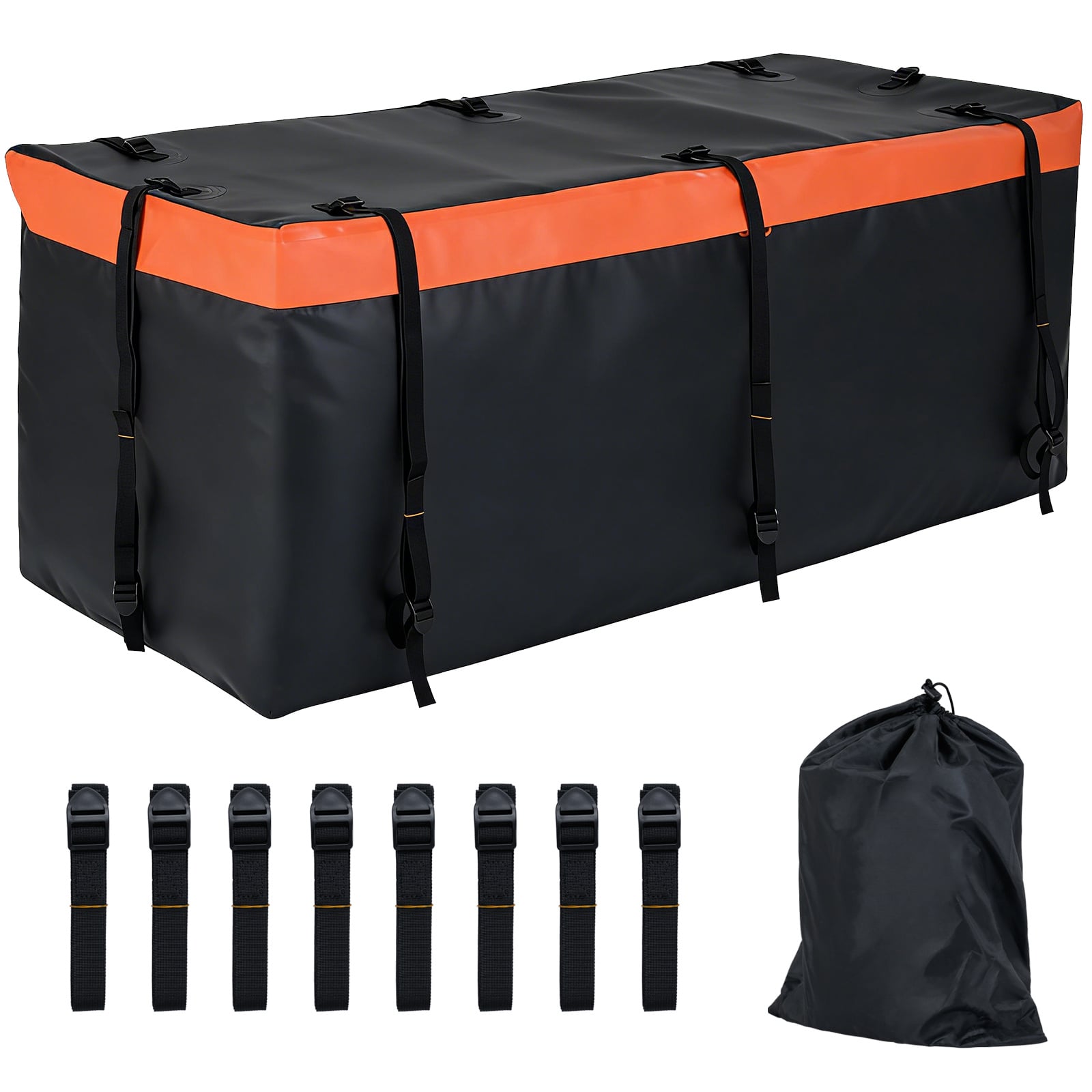 550 L Hitch Mount Cargo Carrier Bag-Orange