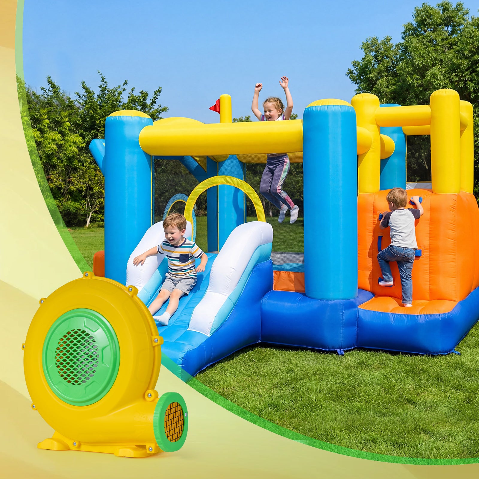 550W Bounce House Air Blower with Handle