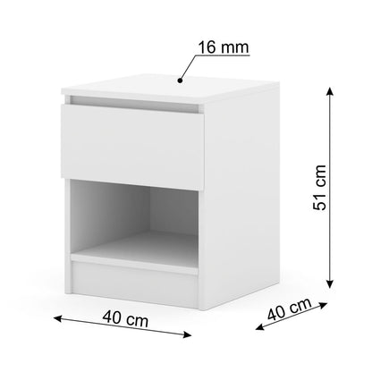 Maja Bedside Table 40cm