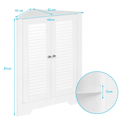 Corner Storage Cabinet Display Unit
