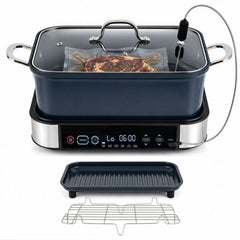 6.5L 6-in-1 Multi Cooker with Sous Vide & Steam Functions and Adjustable Timer Temp