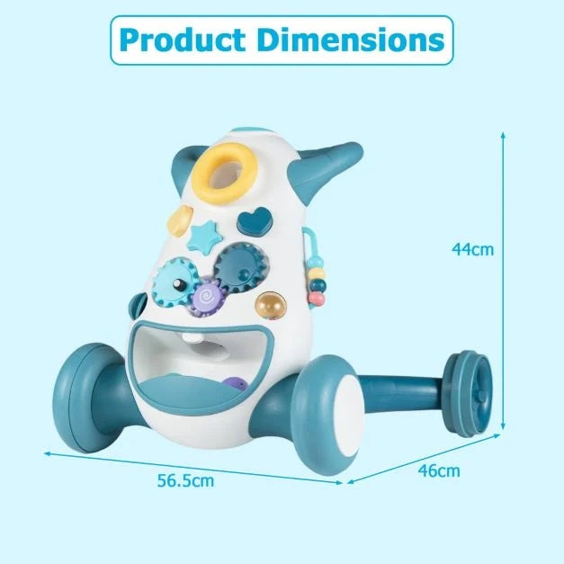 6-in-1 Baby High Chair and Montessori Baby Walker Combo
