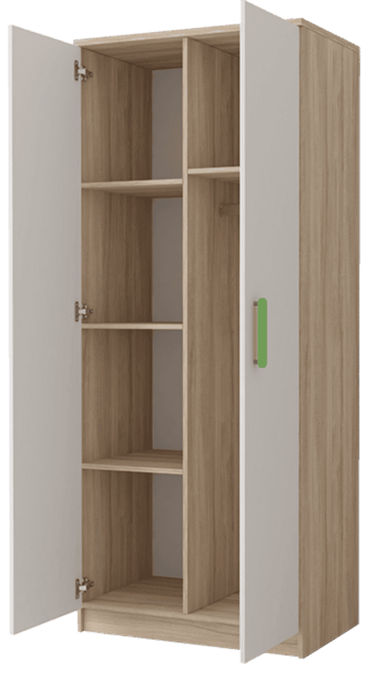 Smyk III SM-06 Hinged Wardrobe 80cm