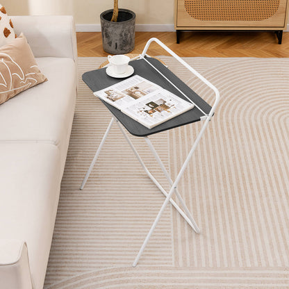 60CM Folding Computer Desk with Tablet Bracket-Grey