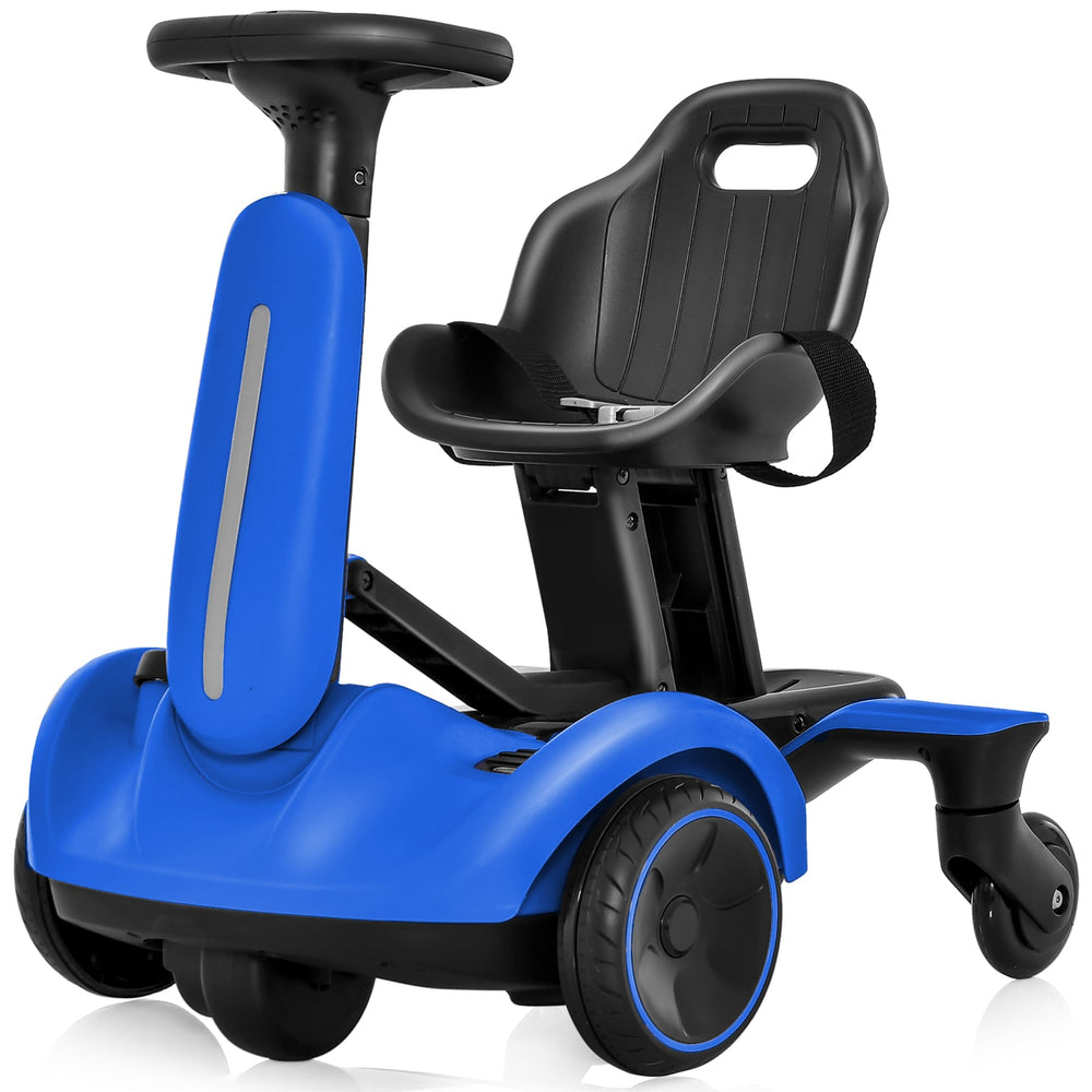 6V Electric Ride on Drift Car for Kids Aged 3-8 Years Old-Blue