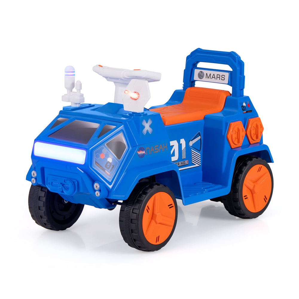 6V Kids Ride-on Car with Music with Radar and  Alarm Button-Navy