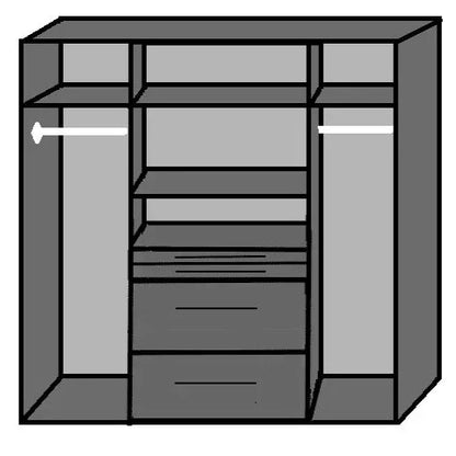 ACORN 4 Door Wardrobe Oak 180cm