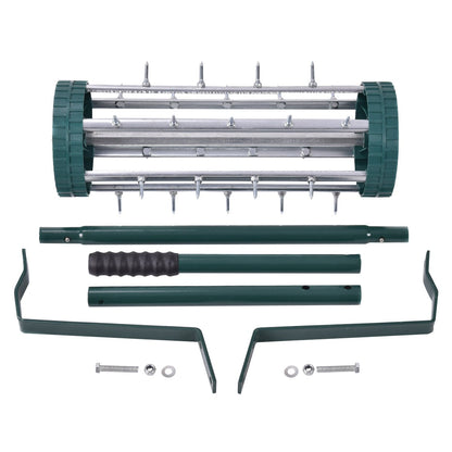 Heavy Duty Rolling Grass Lawn Garden Aerator