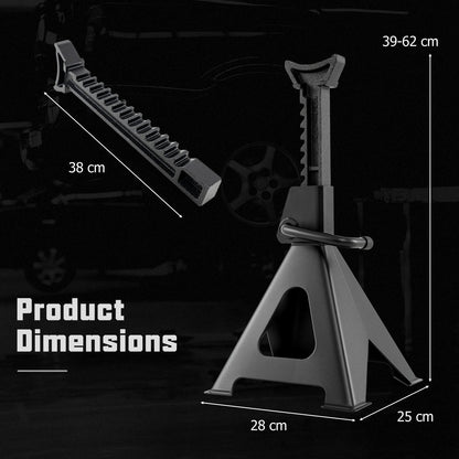 6 Ton Capacity Jack Stands with Adjustable Height