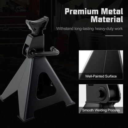 6 Ton Capacity Jack Stands with Adjustable Height