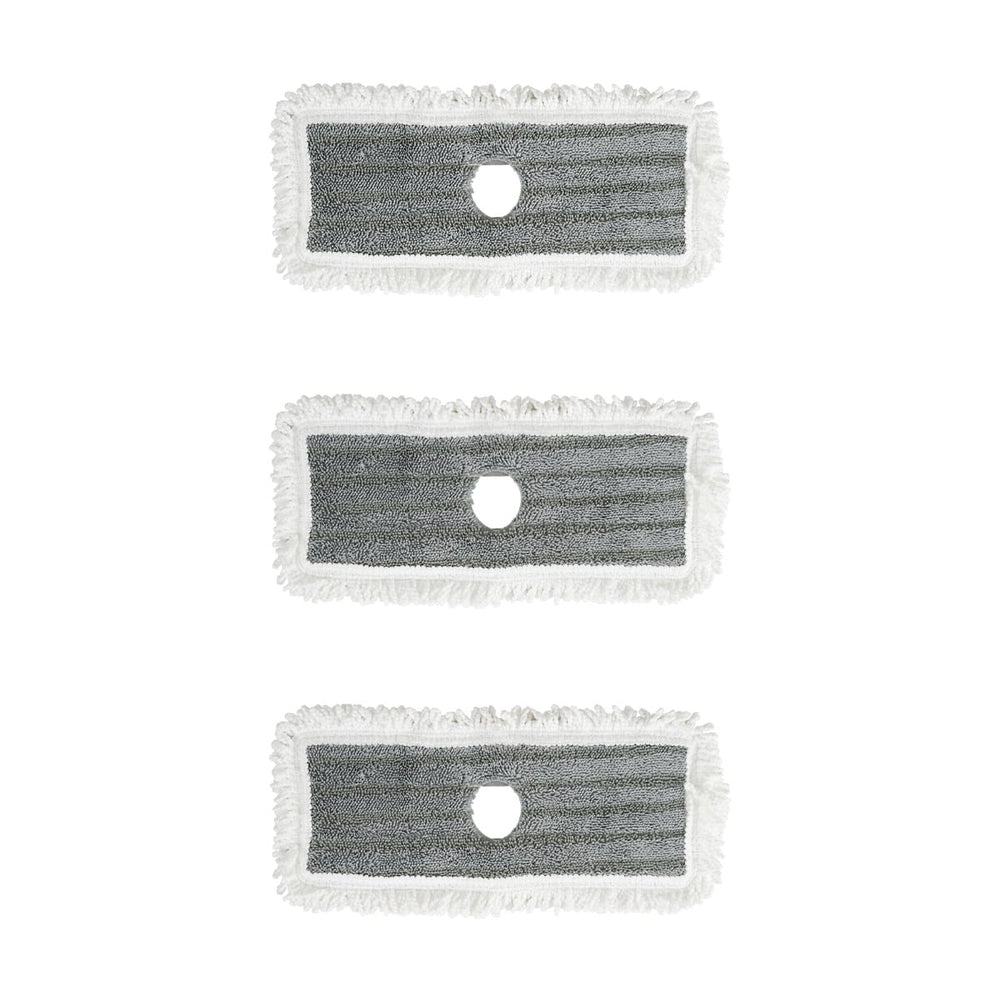 6 Packs Reusable Round/Rectangular Mop Pads Compatible with Sweeper Mops (Not Included)-Size 2