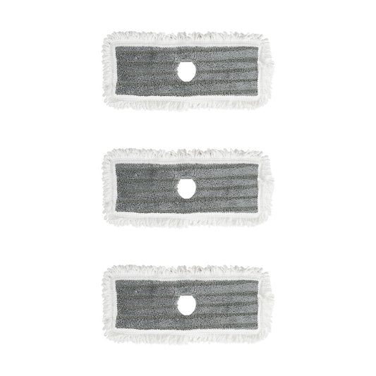 6 Packs Reusable Round/Rectangular Mop Pads Compatible with Sweeper Mops (Not Included)-Size 2