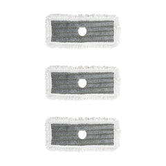 6 Packs Reusable Round/Rectangular Mop Pads Compatible with Sweeper Mops (Not Included)-Size 2